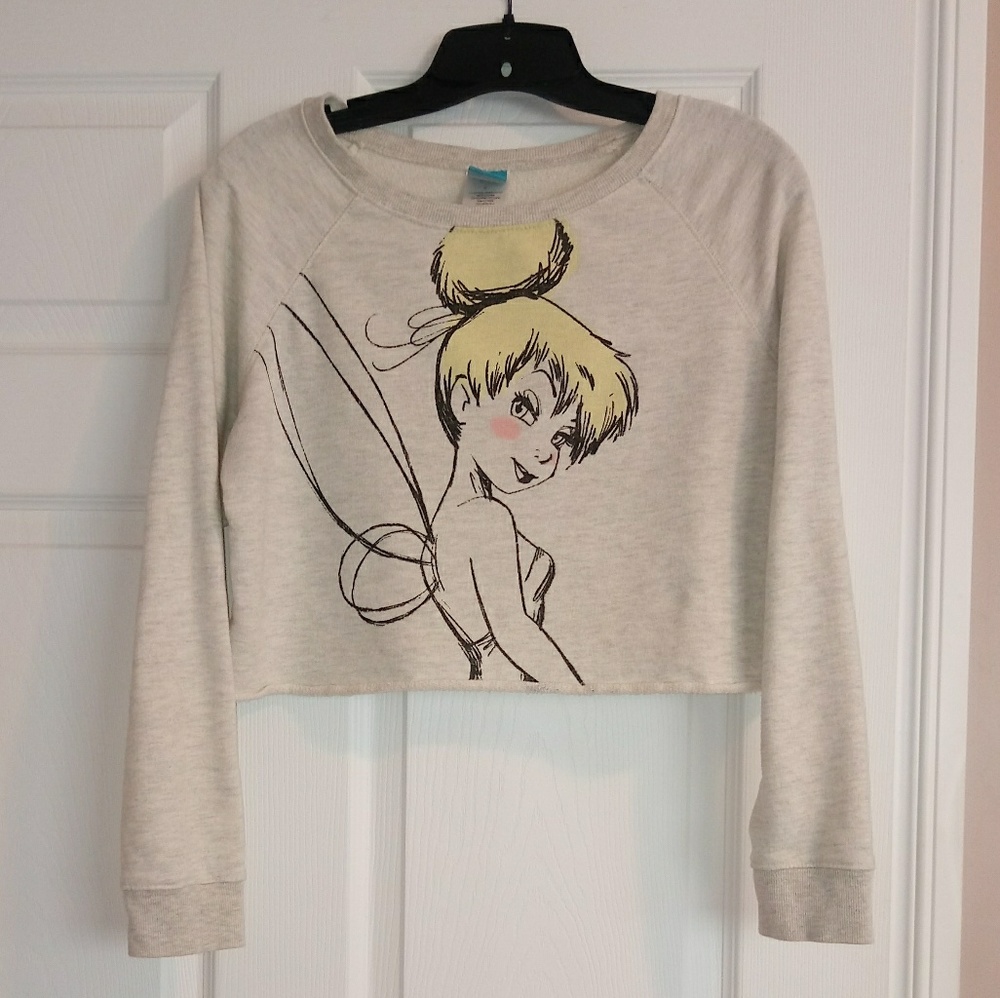 Tinker Bell long sleeve crop top
